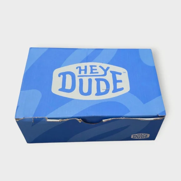 Hey Dude Wally Stretch Toddler Shoes Sz 8 Black White Lace Up Round Toe Sneakers - Picture 8 of 8